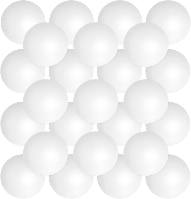 SEEVOR 28 Pcs Balls Table Tennis Balls 40mm Color Plastic Balls Bulk Washable Small Game Balls for Party Decoration Handcrafted Art Carnival Pool Games - Image 1